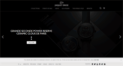 Desktop Screenshot of jaquet-droz.com